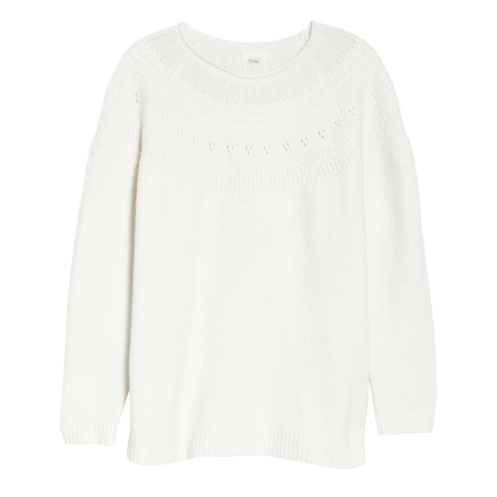 Caslon stitch detail sweater